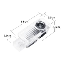 2pcs Laser Projector Ghost Shadow Car Door Welcome LED Light For Audi Q7 Q3 Q5L Q2L S4 S5 S6 S7 S8 A6L A4L A3 A4 A7 A5 RS3 RS4