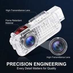 2pcs Laser Projector Ghost Shadow Car Door Welcome LED Light For Audi Q7 Q3 Q5L Q2L S4 S5 S6 S7 S8 A6L A4L A3 A4 A7 A5 RS3 RS4