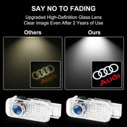 2pcs Laser Projector Ghost Shadow Car Door Welcome LED Light For Audi Q7 Q3 Q5L Q2L S4 S5 S6 S7 S8 A6L A4L A3 A4 A7 A5 RS3 RS4