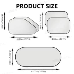 SEAMETAL Car Side Window Sun Shade Cover Foldable Front Rear Window Sunshade Curtain Back Windshield Summer Sun Protection Cover