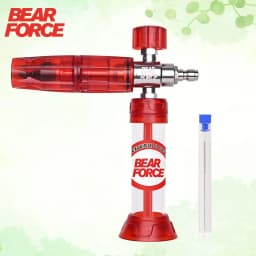 BEAR FORCE Upgraded Pressure Mini Foam Cannon Pro with 1/4" Quick Connector, 360°Adjustable Snow Foam Lance for Pressure Washer