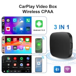 Carplay AI Box Android 13 Wireless Android Auto For Youtube Netflix Toyota Mazda Hyundai Haval GMC Ford MG VW Kia
