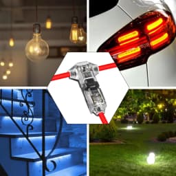 10/20/30pcs T1 2 Pin Way Plug Car Wire Cable Snap No-solder No-peel Quick Terminal Connections Joiners Auto Plug Accessories