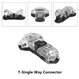 10/20/30pcs T1 2 Pin Way Plug Car Wire Cable Snap No-solder No-peel Quick Terminal Connections Joiners Auto Plug Accessories