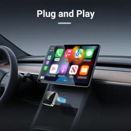 XUDA 2026 Latest Wireless CarPlay Apapter USB CarPlay & Android Auto,Type-C Port,Converts Wired to Wireless,Plug & Play,Auto-C