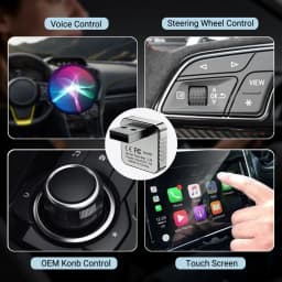 XUDA 2026 Latest Wireless CarPlay Apapter USB CarPlay & Android Auto,Type-C Port,Converts Wired to Wireless,Plug & Play,Auto-C