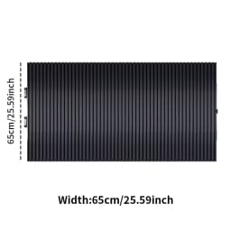 Car Retractable Windshield Sunshade with Suction Cups Folding Front Rear Window Sun Shade Summer UV Blocking Sun Protective