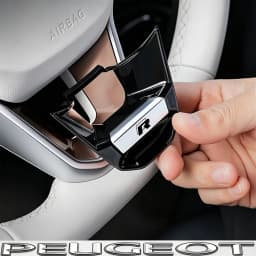 Car Interior Decoration Steering Wheel Cover Bottom Trim Sticker Accessories For VW Golf Tiguan T-Roc Polo Passat ID.4 T-Cross