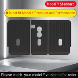 Floor Mats for Tesla Model Y Standard 2026 2025 Trunk Mat Cargo Liner Frunk Backrest Mats Accessories (Standard Models Only)