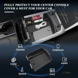 For Hyundai For Tucson NX 2025 2026 Car Central Armrest Storage Box Central Control Container Auto For Tucson 2025 Accessories