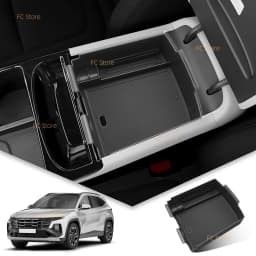 For Hyundai For Tucson NX 2025 2026 Car Central Armrest Storage Box Central Control Container Auto For Tucson 2025 Accessories