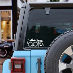 Princess Donut Car Window Decals, Dungeon Crawl Car Decals, Vinyl Stickers for Car Window Decoration, Car Decoration