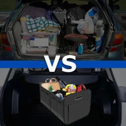 Expandable Car Storage Organizer, Portable Collapsible Cargo Container for SUV, Truck, Van