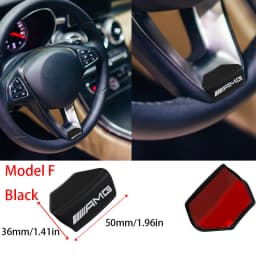 3D Metal Car Logo Steering Wheel Sticker Decoration For Mercedes Benz AMG GLC W203 W206 W220 W205 W211 W212 W201 W108 W210 Class