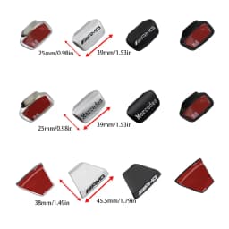 3D Metal Car Logo Steering Wheel Sticker Decoration For Mercedes Benz AMG GLC W203 W206 W220 W205 W211 W212 W201 W108 W210 Class