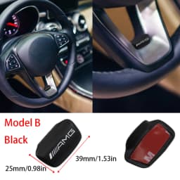 3D Metal Car Logo Steering Wheel Sticker Decoration For Mercedes Benz AMG GLC W203 W206 W220 W205 W211 W212 W201 W108 W210 Class