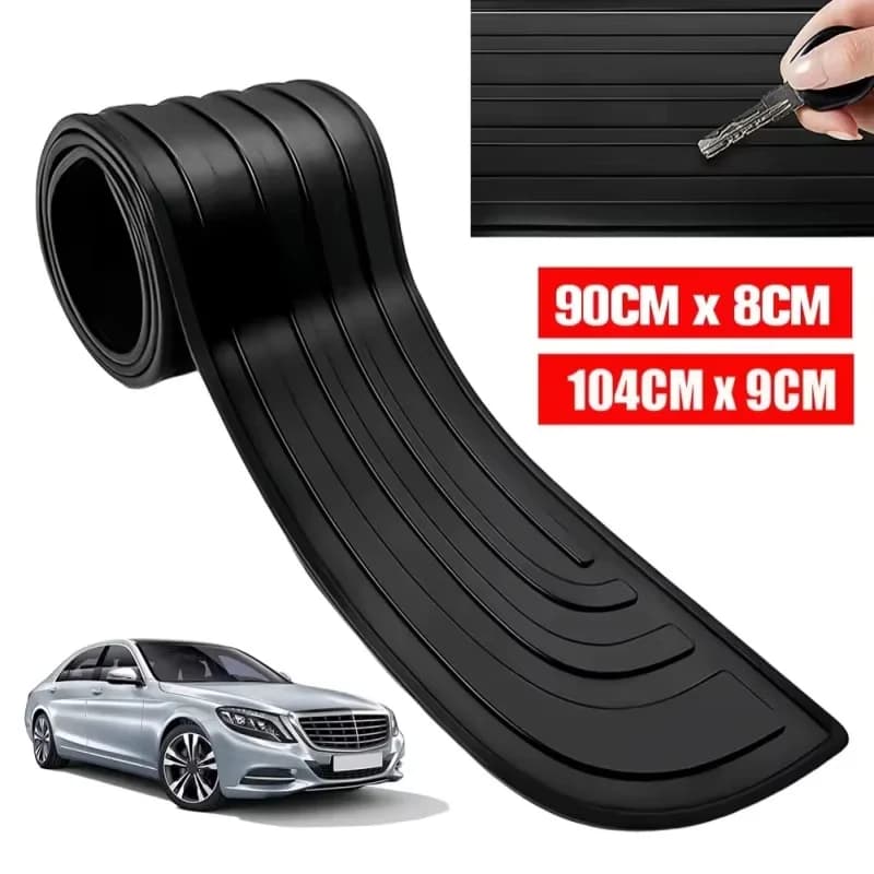 Universal Rear Bumper Guard PVC Rubber Protector Strip Car Trunk Door Sill Plate Protector For Bumper Reinforcement Decoration