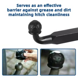 1/2/5PCS 4 Colors Trailer Hitch Ball Cover Universal Waterproof Dustproof Anti-Rust Tow Ball Cap Durable Car RV Trailer Parts