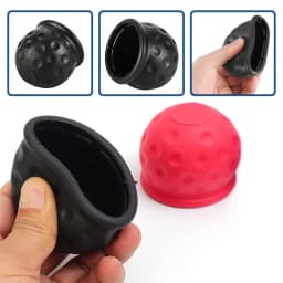 1/2/5PCS 4 Colors Trailer Hitch Ball Cover Universal Waterproof Dustproof Anti-Rust Tow Ball Cap Durable Car RV Trailer Parts