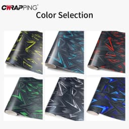 Car Adhesive Vinyl for Motorcycle Triangle Car Wrapping Film Cyberpunk Skateboards DIY Waterproof Vinyl Sticker Decals Graphics