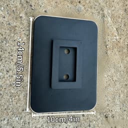 2Pc RV Awning Support Footplates, Suitable for Omnistor, Heavy Stabilizer Base, Suitable for Soft Ground, Camping RV Accessories
