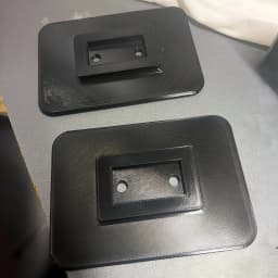 2Pc RV Awning Support Footplates, Suitable for Omnistor, Heavy Stabilizer Base, Suitable for Soft Ground, Camping RV Accessories