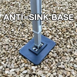 2Pc RV Awning Support Footplates, Suitable for Omnistor, Heavy Stabilizer Base, Suitable for Soft Ground, Camping RV Accessories