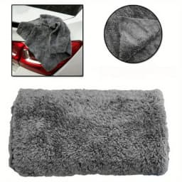 1/2/3/6pcs 16inch X 16inch 400GSM Edgeless Microfiber Car Towels Ultra Soft Auto Detailing Wash Drying Polishing Cloth