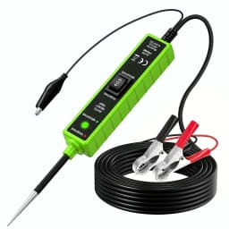 Power Circuit Probe Tester, 6-24V Dc Automotive Test Light, 12-Volt Circuit Tester with 13-Foot Lead Wire, Circuit Breaker Finder, for Continuity Testing of Cars, Suvs, and Trucks
