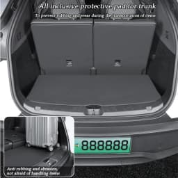 For Tesla Model YL Launch Trunk Mat Full Coverage Trunk Both Side Guards Seat Backrest Protective Pad Cargo Liner Anti Dirty Mat