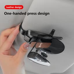 Car Sun Visor Glasses Holder Storage Case for BYD ATTO 3 Dolphin Seal Tang Song Yuan Sunglasses Clip Interior Accessories