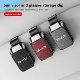 Car Sun Visor Glasses Holder Storage Case for BYD ATTO 3 Dolphin Seal Tang Song Yuan Sunglasses Clip Interior Accessories