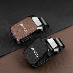 Car Sun Visor Glasses Holder Storage Case for BYD ATTO 3 Dolphin Seal Tang Song Yuan Sunglasses Clip Interior Accessories