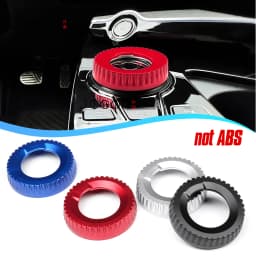 Aluminum Alloy Car Trim Ring Center Console Gear Shift Controller Knob Cover For Kia Sportage NQ5 EV6 Seltos Niro Interior Decor