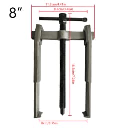 1 Pack 3/4/6/8 Inch 2-Jaw Puller Bearing Removal Tool Convenient Small Plug-In Bearing Puller Special Automotive Repair Tool