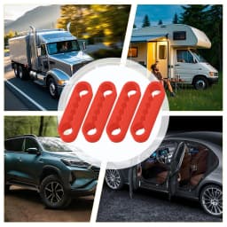 Car Door Shock Absorber Pads Silicone Elastic Damper Cushion Car Door Shock Absorber Cushion For Vehicles RV Truck Automotive