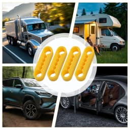 Car Door Shock Absorber Pads Silicone Elastic Damper Cushion Car Door Shock Absorber Cushion For Vehicles RV Truck Automotive