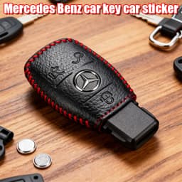 for 13mm Car Key Stickers Auto Control Keychain Emblem Accessories Mercedes benz A C E Class CLA CLS W212 W213 W204 W205 CLA CLS