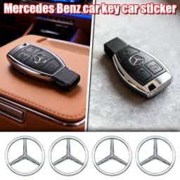for 13mm Car Key Stickers Auto Control Keychain Emblem Accessories Mercedes benz A C E Class CLA CLS W212 W213 W204 W205 CLA CLS