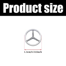 for 13mm Car Key Stickers Auto Control Keychain Emblem Accessories Mercedes benz A C E Class CLA CLS W212 W213 W204 W205 CLA CLS