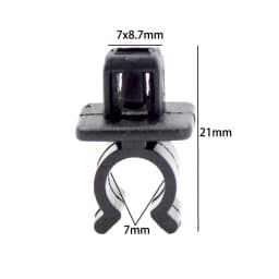 10Pcs Universal Car Bonnet Hood Holder Clip Nylon Plastic High Quality Rod Support Durable Grommet Stay Clamp