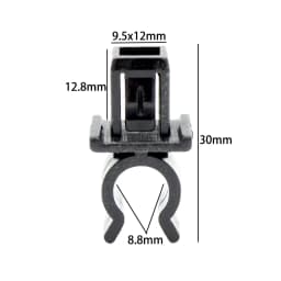 10Pcs Universal Car Bonnet Hood Holder Clip Nylon Plastic High Quality Rod Support Durable Grommet Stay Clamp