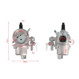 40-5 Float Carburetor for CG430 520 43CC 52CC TL43 TB43 TU43 TL52 BG 2-Stroke Engine Dirt Pit Bike Motorcross Parts