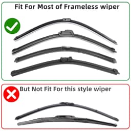 1pc Rubber Strip Universal 6mm Car Windshield Wiper Rubber Strip 14 "16" 18 "19" 20 "22" 24 "26" 28 "30" 32 "Natural Rubber