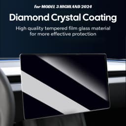 2PCS Front Rear Screen Protector Set Suitable for 2026 Tesla Model Y L 6 Seater Juniper Launch 16 inch Tempered Glass Film Bin