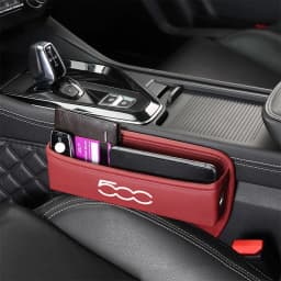 Car Special Seat Crevice Storage Box Seat Slit Catcher Organizer For Fiat 500 500C 2012 500X 500L Sport car accessories interior
