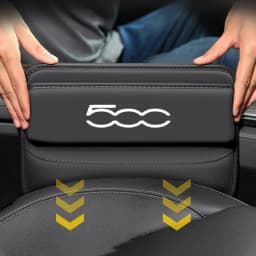 Car Special Seat Crevice Storage Box Seat Slit Catcher Organizer For Fiat 500 500C 2012 500X 500L Sport car accessories interior
