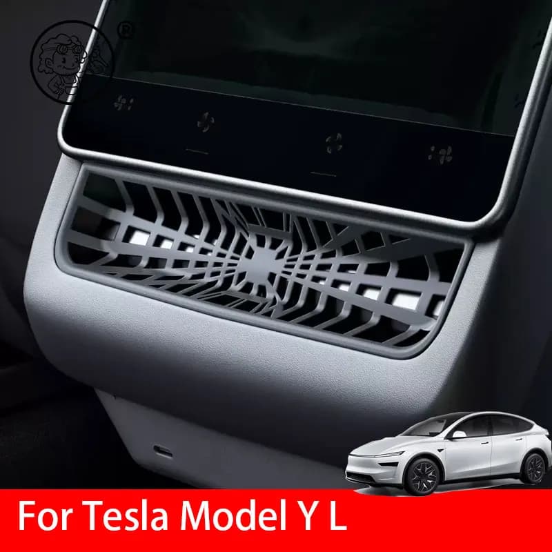 Under Seat Vent Cover For Tesla Model YL 2026 2027 Car Under Seat Air Vent Protector Air Outlet cover Accessories