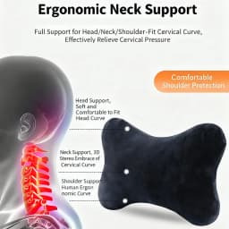 Car seat headrest neck support cushion for Volkswagen R Rline Golf Tiguan Polo CC Passat B7 R36 Scirocco T5 Beetle Golf