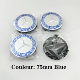 for logo Emblem 4Pcs 75mm Mercedes Benz B/C/E/S Class A Class C200 LGLC GLK CLA GLA GLE GL Car Wheel Center Hub Caps Cover Badge